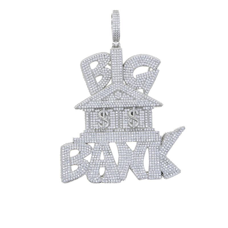 Platinum Plated Only Charm No Chain