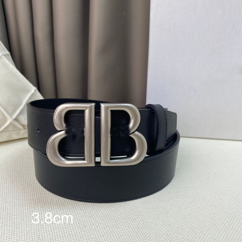 silver buckle 3.8cm Belt