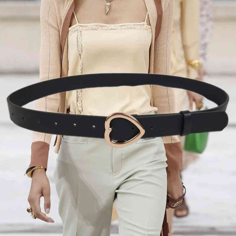 sencillo juez sistema Cinturones de diseño Cinturón Pantalones para mujer Moda simple Negro 3cm  Durable suave sin peeling Hebilla