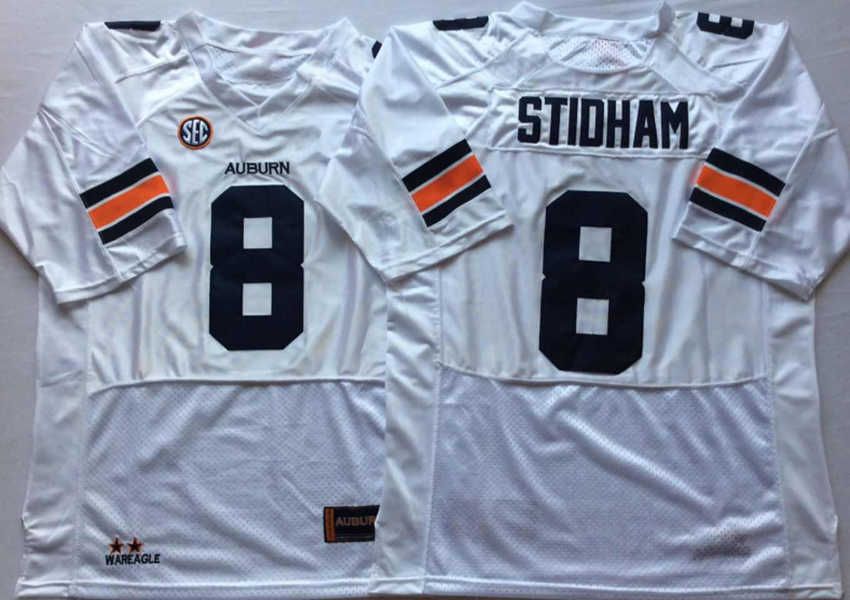 8 Jarrett Stidham White Jersey