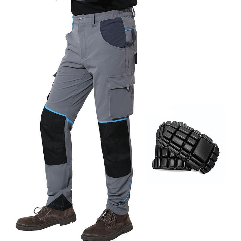 Pants with knee pads