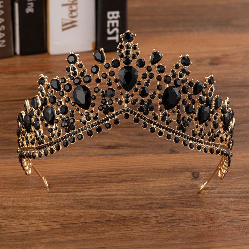 1pc Gold Black Crown