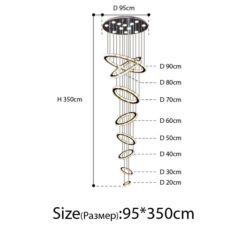 8turns D95*H350cm