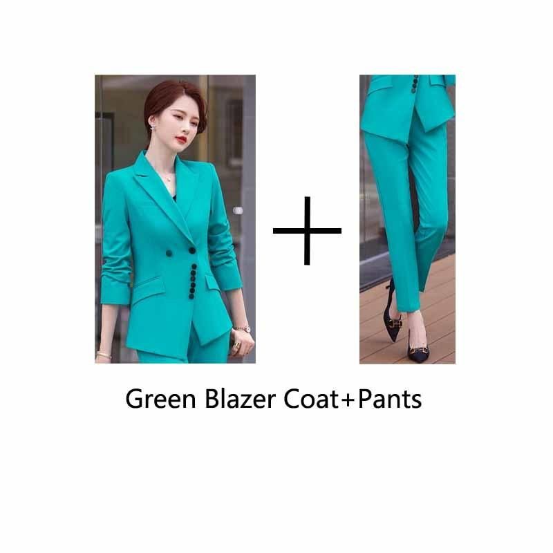 Green Pantsuits