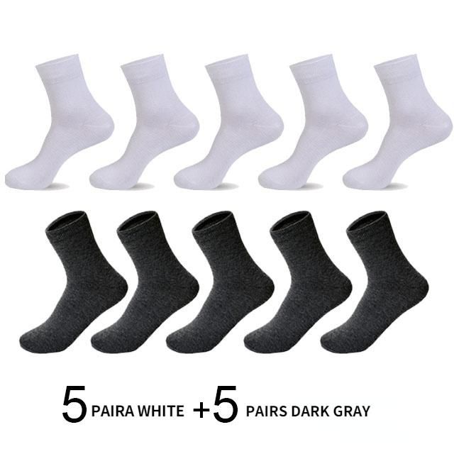 5 gris foncé 5 blanc