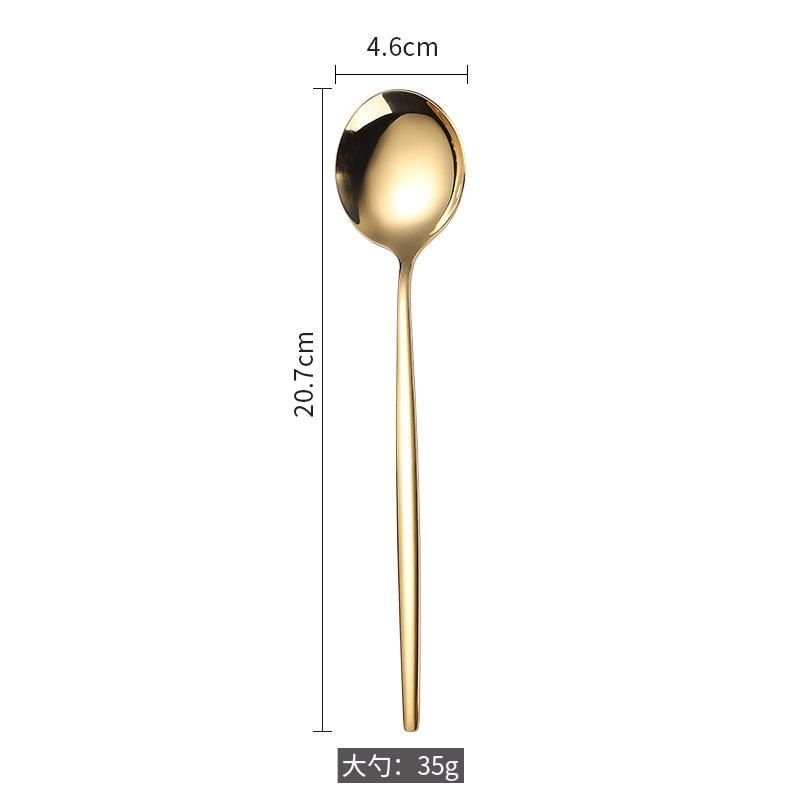 Gold Spoon 4pcs