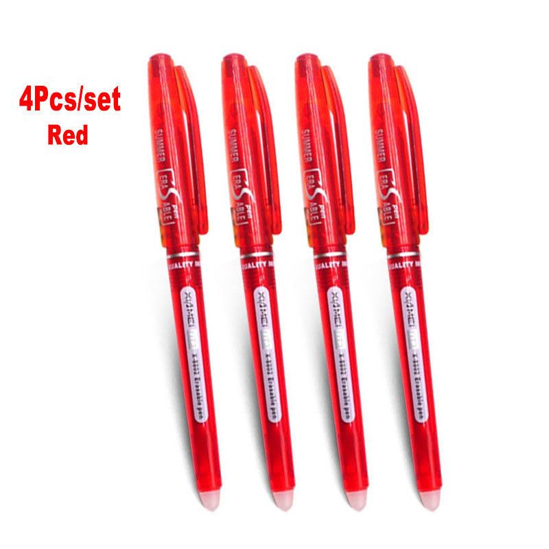 4pcs Red Pen-0,5 mm