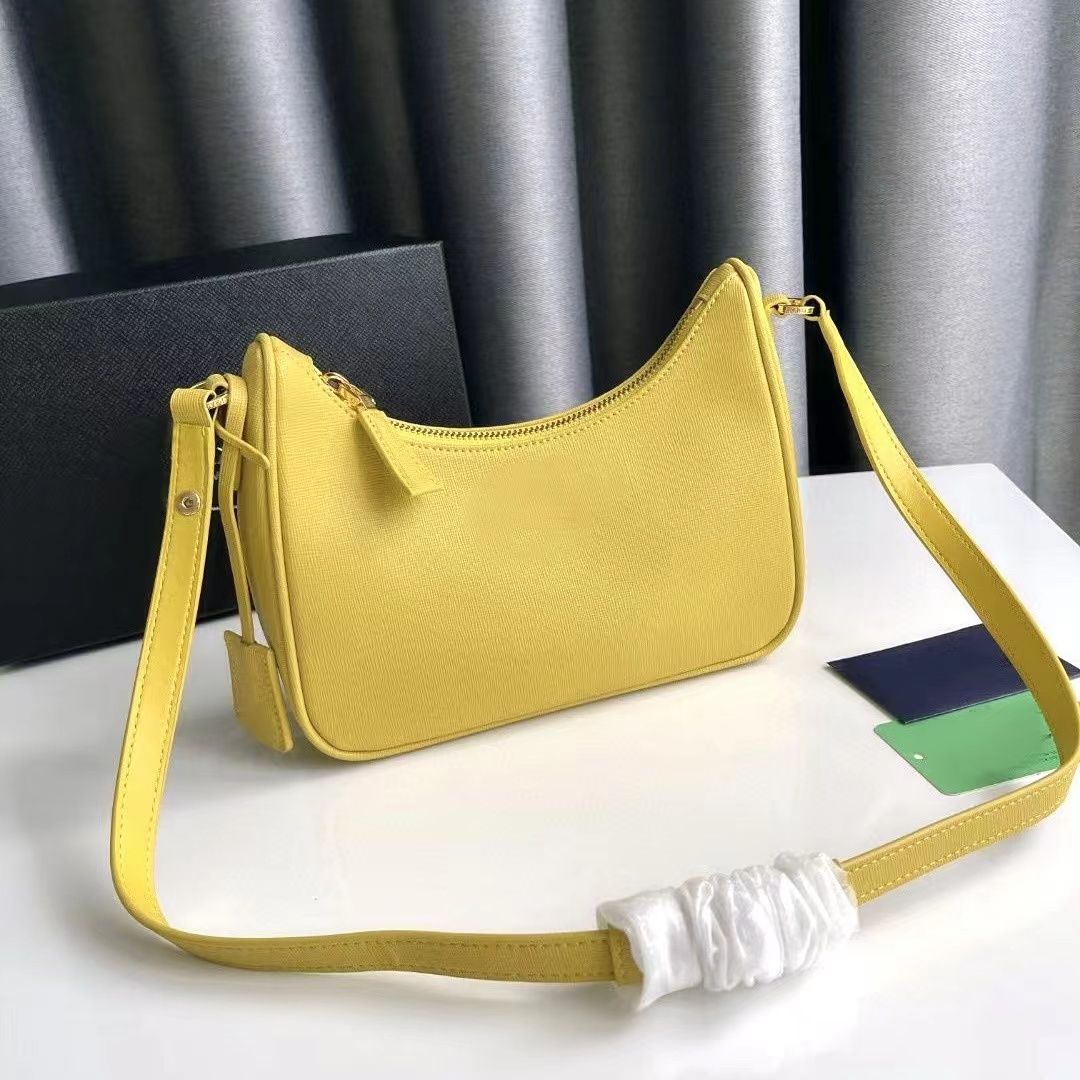 leather hobo yellow