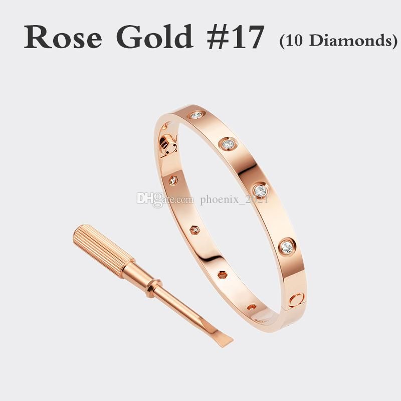 Or rose # 17 (10 diamants)