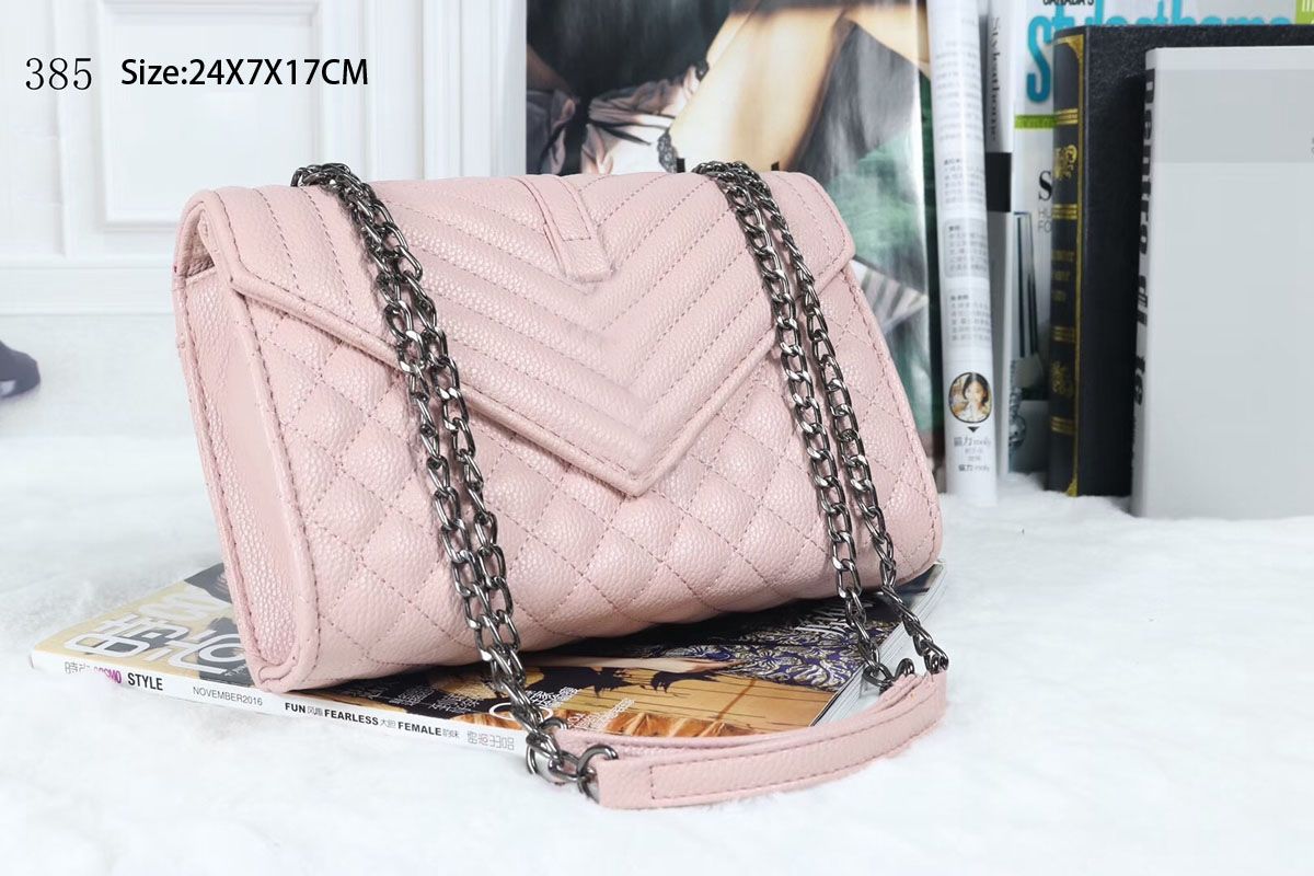 ENVELOPE385 24CM pink&black