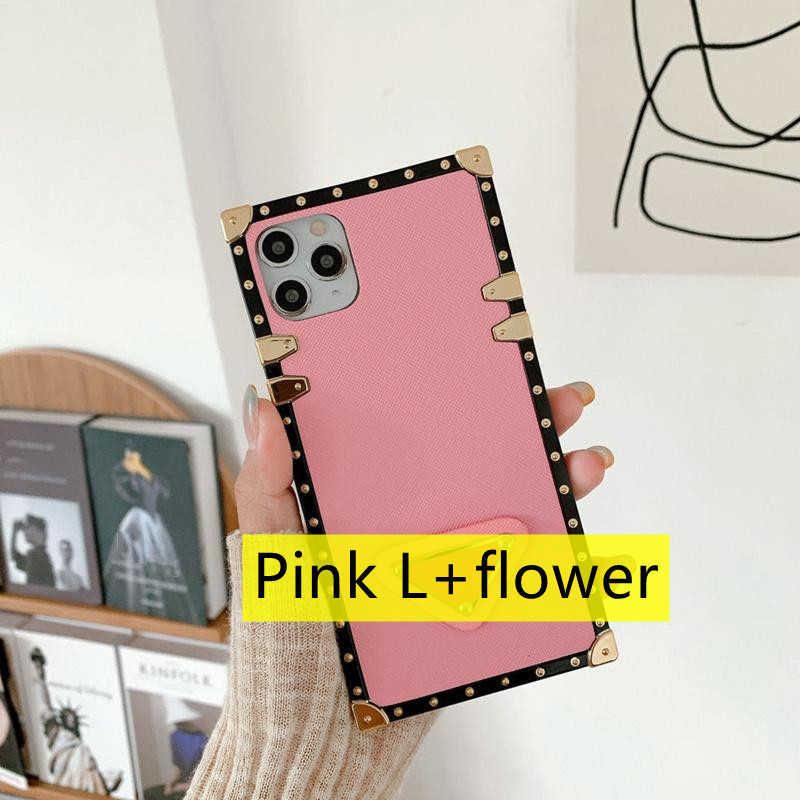 Roze L+bloem met lanyand