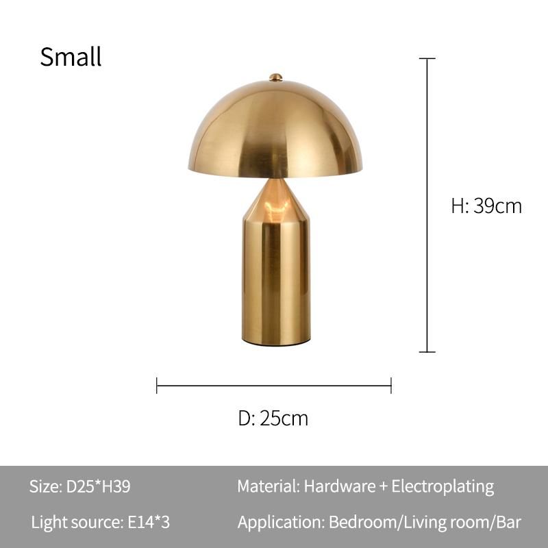 Gold-Small med LED-glödlampor EU-kontakt
