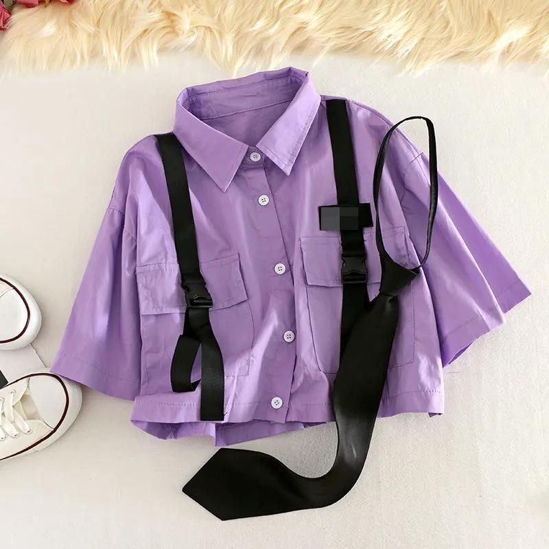 Chemise mauve