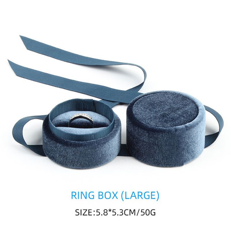 ringbox ljusblå