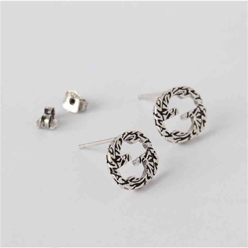 Black And White Double g Earrings