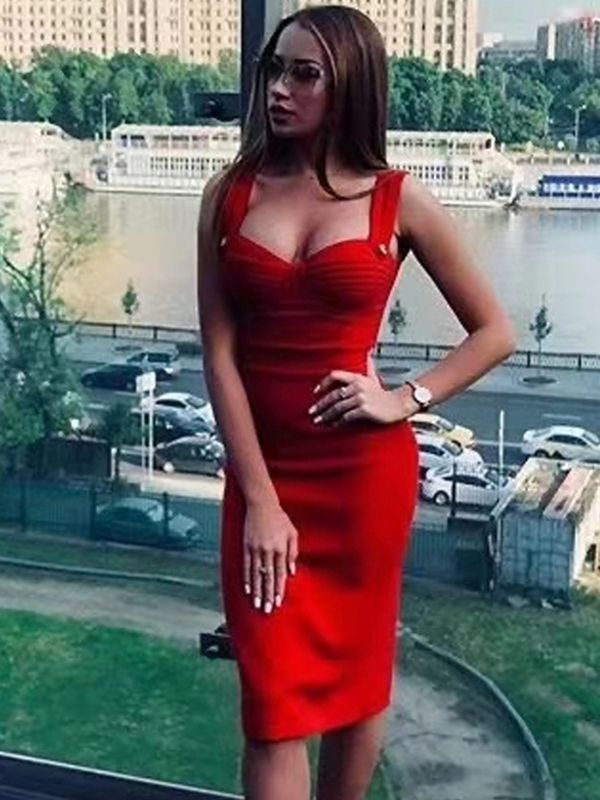 vestido de curativo vermelho