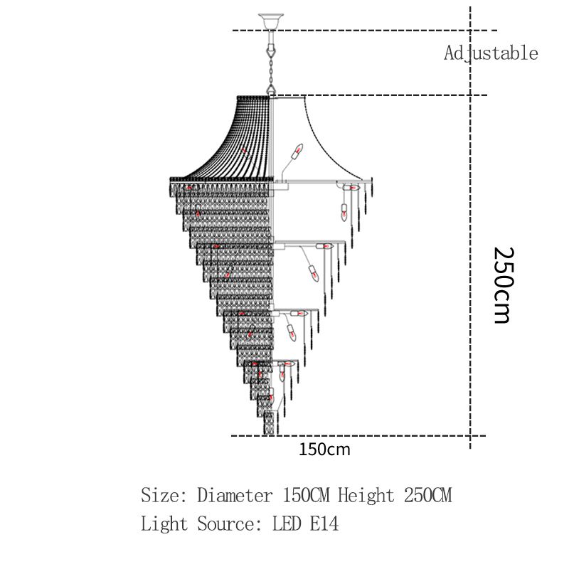 DI150 * H250CM