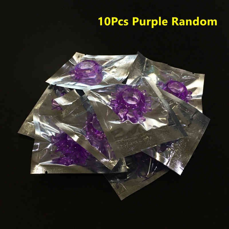 10 pcs roxo aleatório