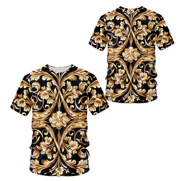 Gold Floral Tees