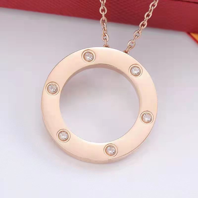 rose gold(six diamonds)with box