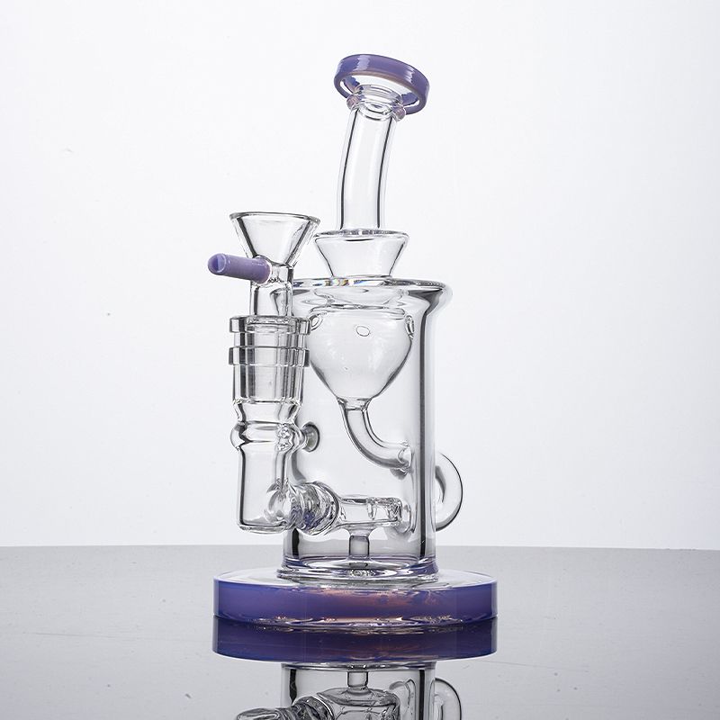 purple bong With Bowl