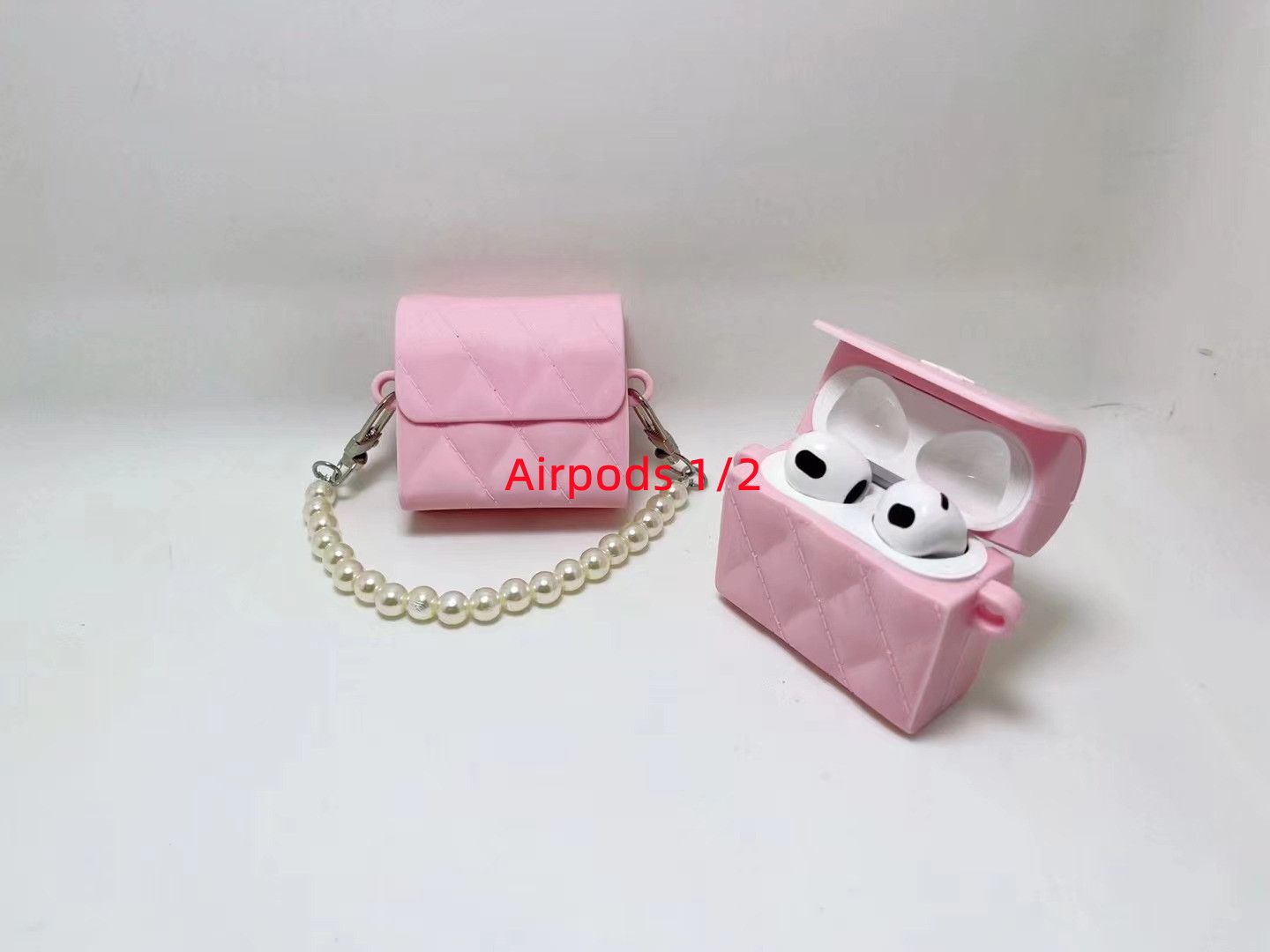 AirPods1 / 2를위한 핑크색