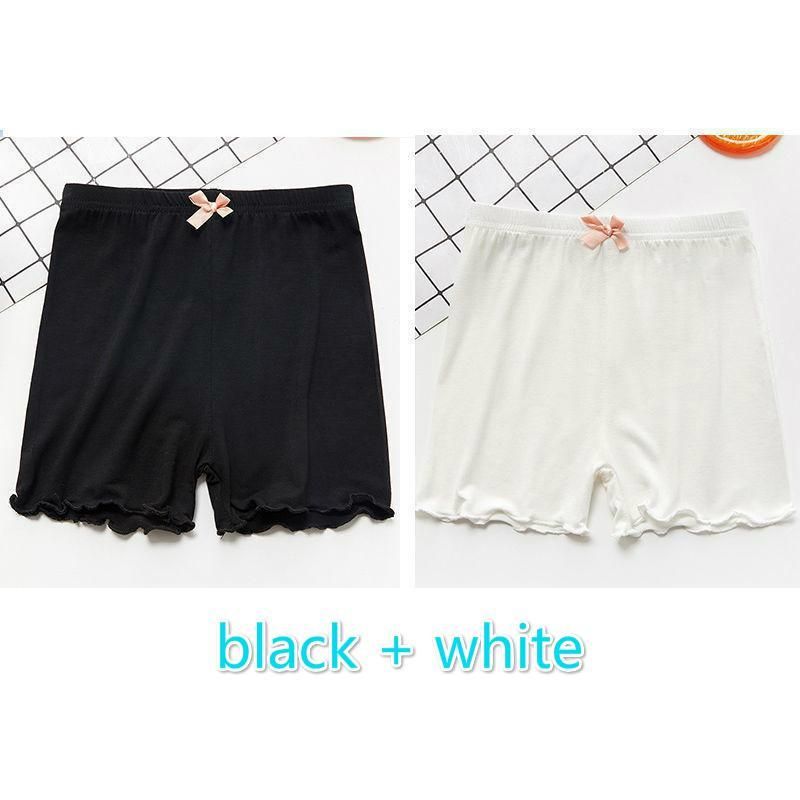 2pcs black white