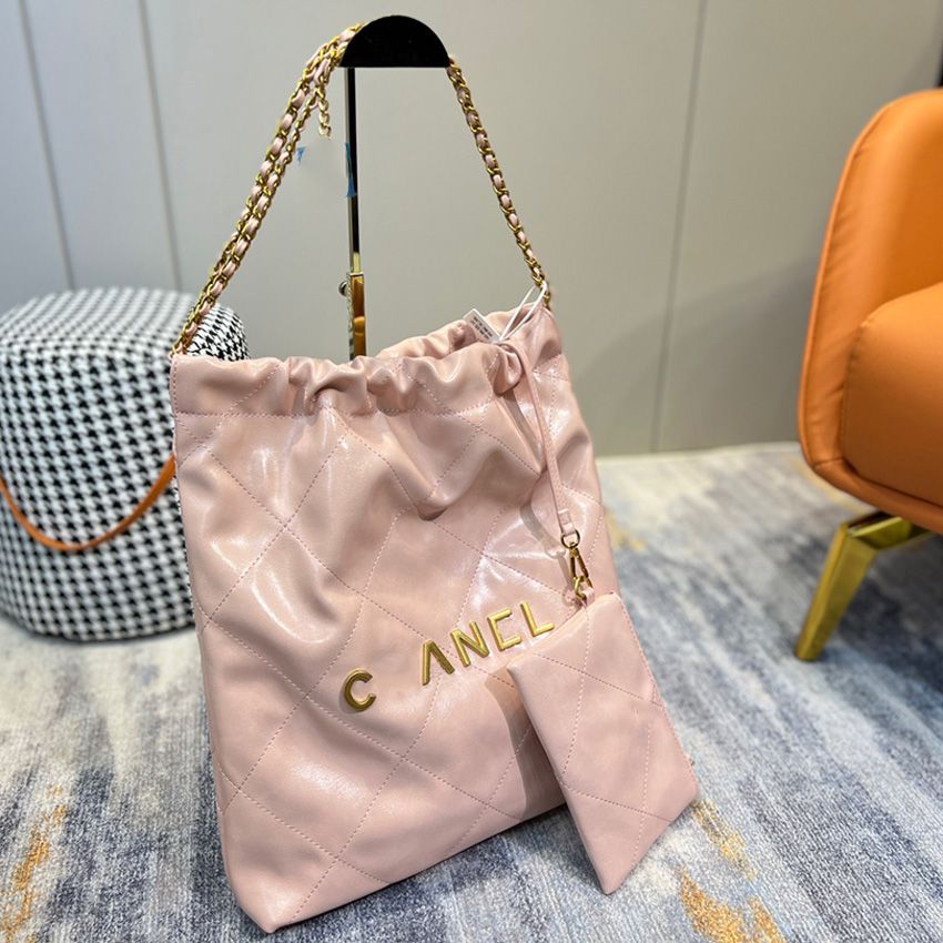 Womens Luxury Handbag Designer Beach Bag Top Quality Fashion Pearl Embroidery  Tote Bag Chain Shoulder Strap Canvas Shopping Bag From Gigibag, $39.64