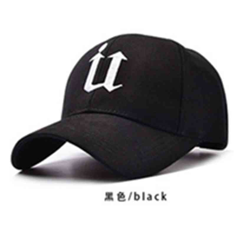 U-shaped Letter Baseball Cap Black