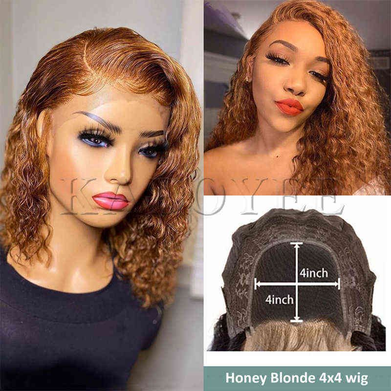 Honey Blonde 4x4 Wig