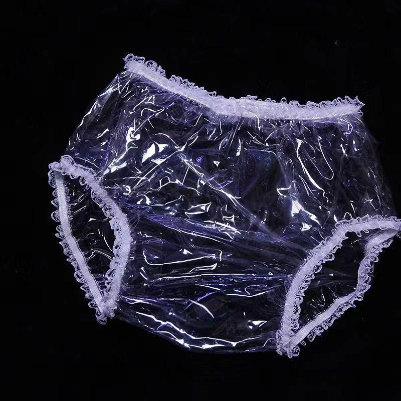 Haian PVC Pull-Up Protection Pants Size L Color Blue