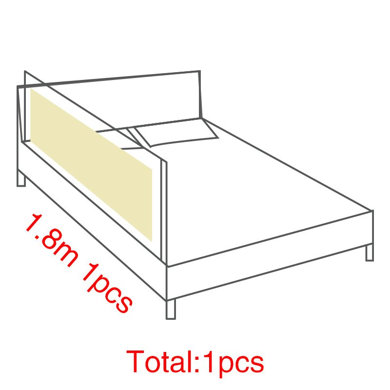 180 cm 1 stuk geel