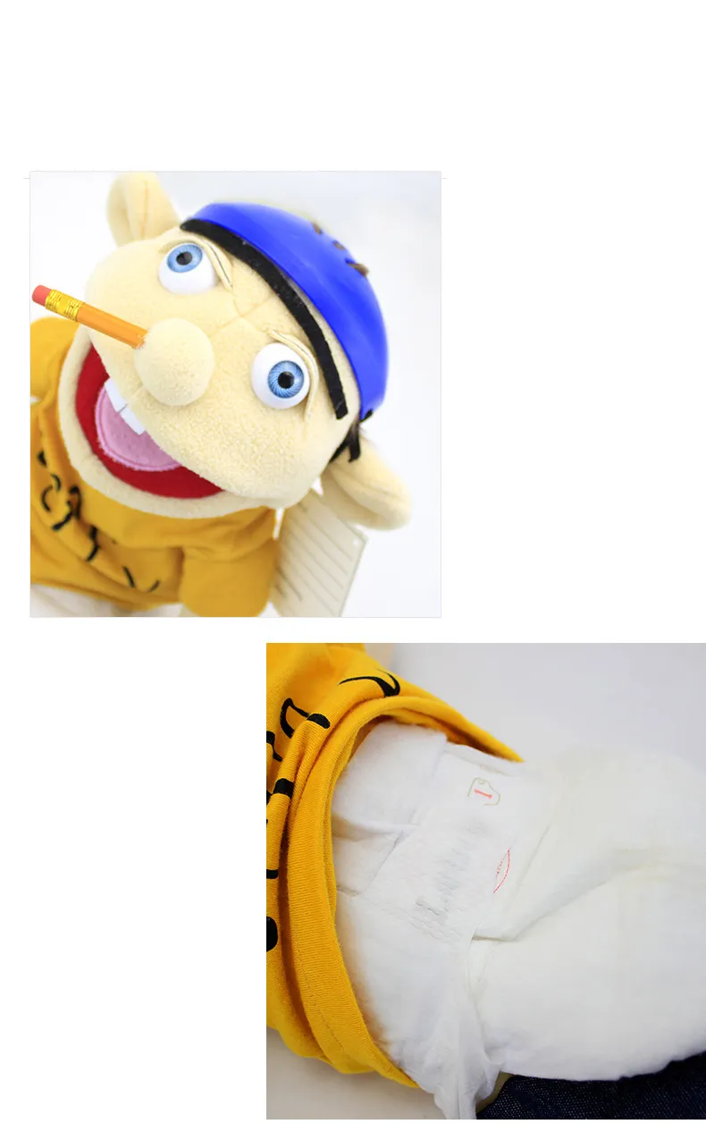 Títere De Mano Jeffy De Peluche – 35 Cm, Marioneta Suave Y Divertida Para Niños