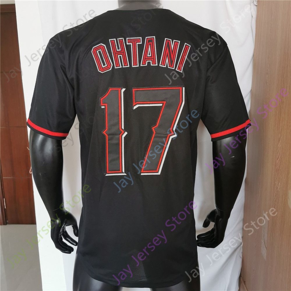 17 Shohei Ohtani Black Fashion