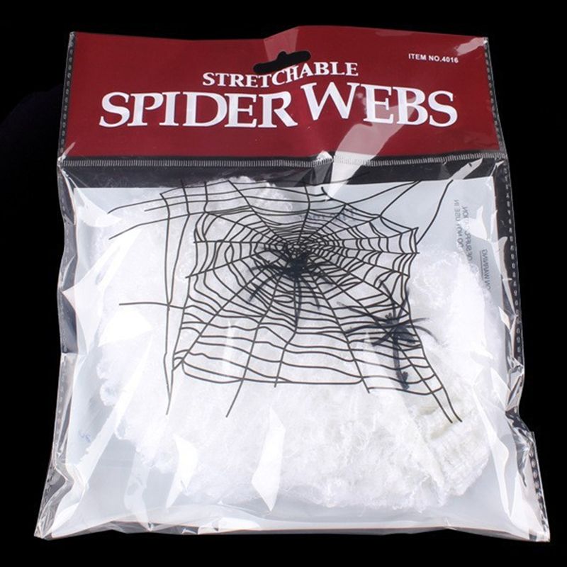 White spider web