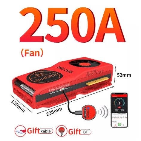 LifePo4 8S 24V 250A+BT+Fan