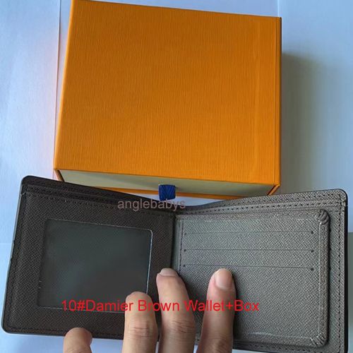 10#Wallet marrone damio+scatola