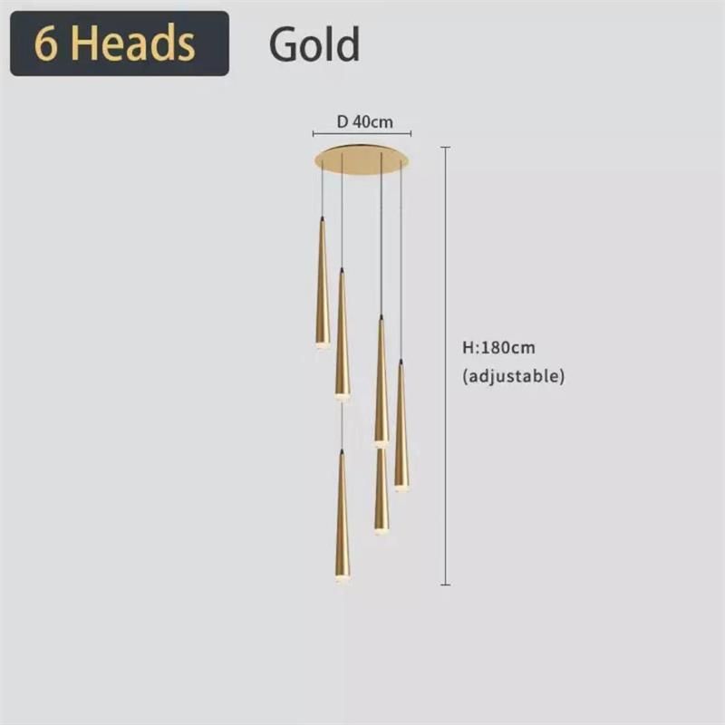6 Heads-r Gold Cold White