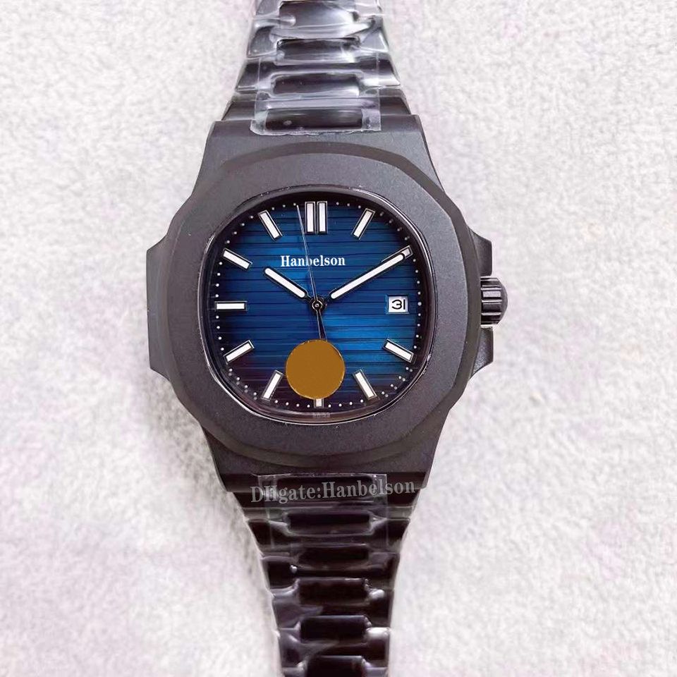 Black case blue dial