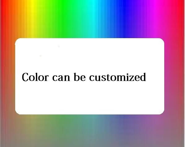 Qualquer cor pode ser personalizada