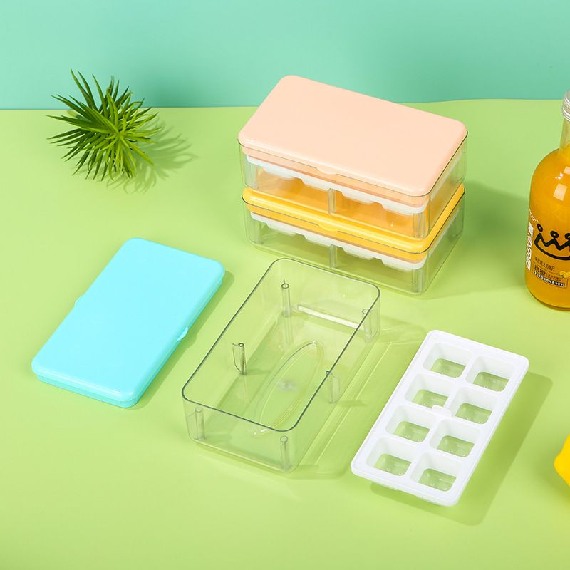 Ice Cube Tray with Lid and Bin Ice Trays fr Freezer Easy-release 48 Small  Nugget