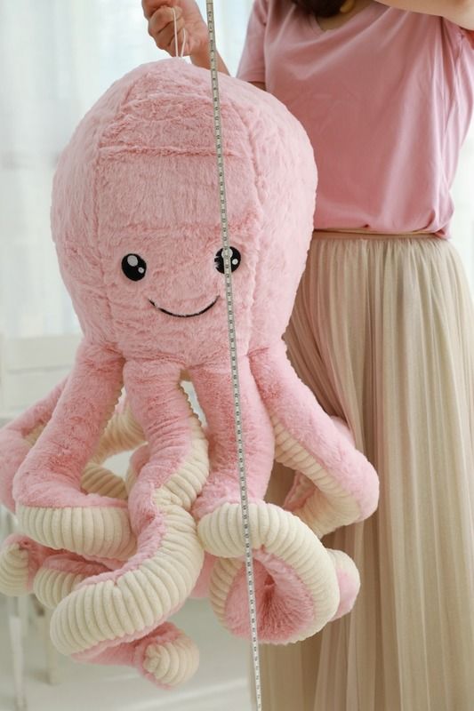 4080cm Lovely Simulation Octopus Pendant Plush Stuffed Toy Soft