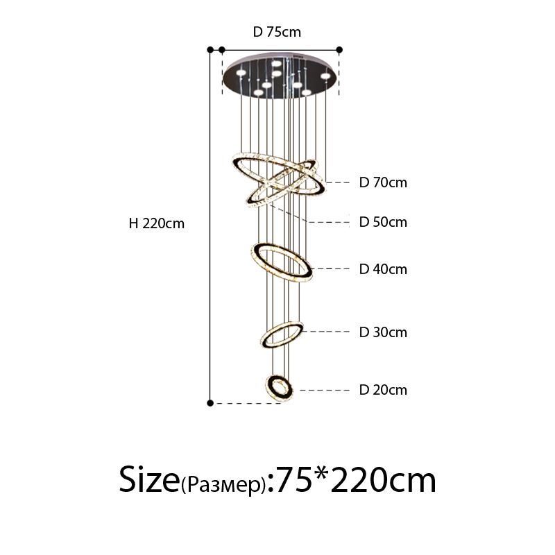 5turns D75*H220cm