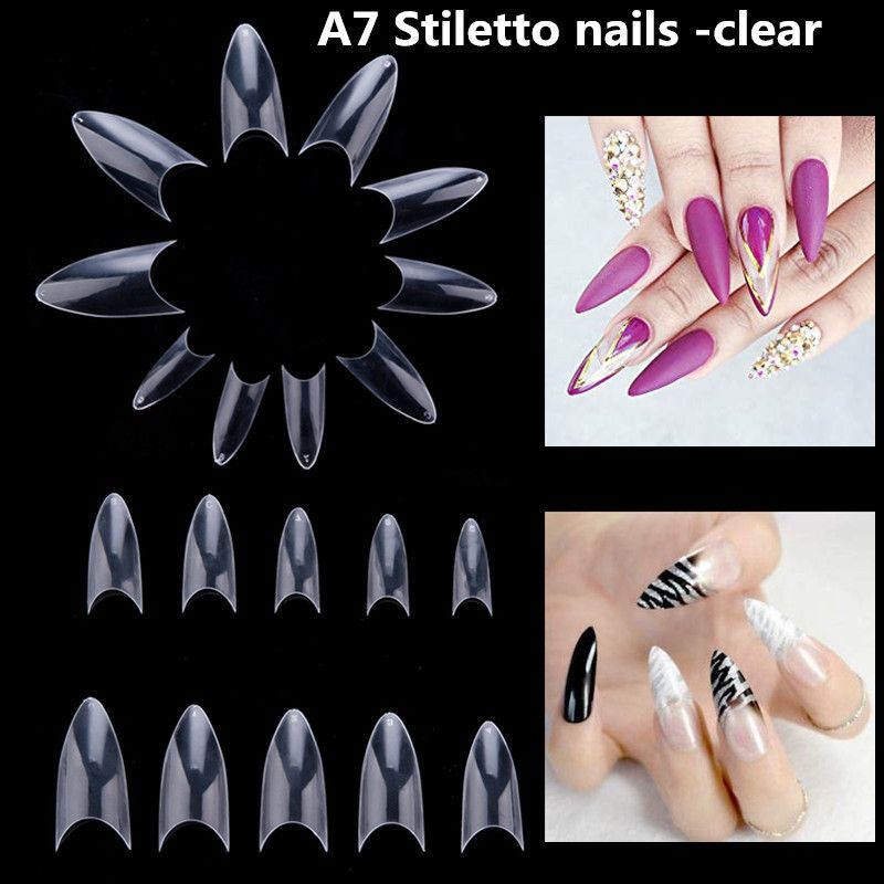 A7 Stiletto Nails-C