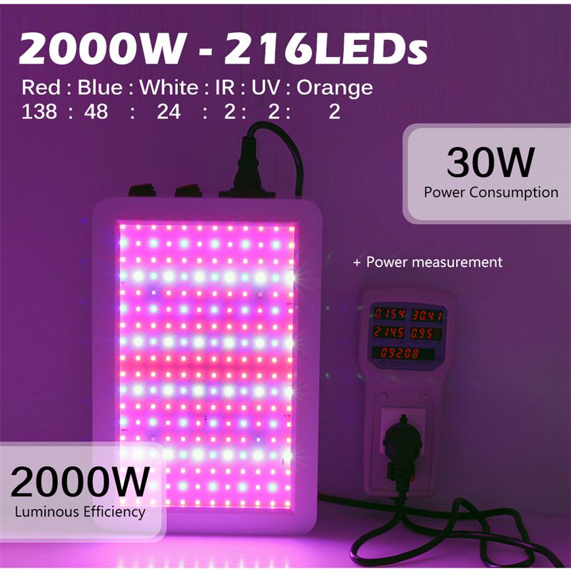 2000W - 216LED's