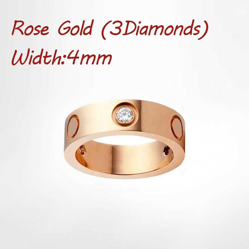 Rose Gold&Diamonds (4mm)