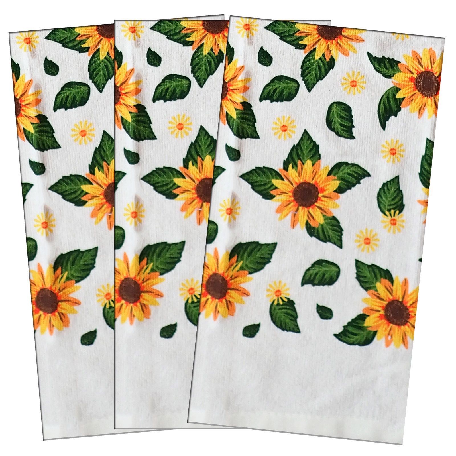 Quick Dry Kitchen Towel Set 15x25 In, Sunflower Design Absorbent & Durable  Cleaning Cloths For Home Baking & Daily Use From Gefirstall, $6.27
