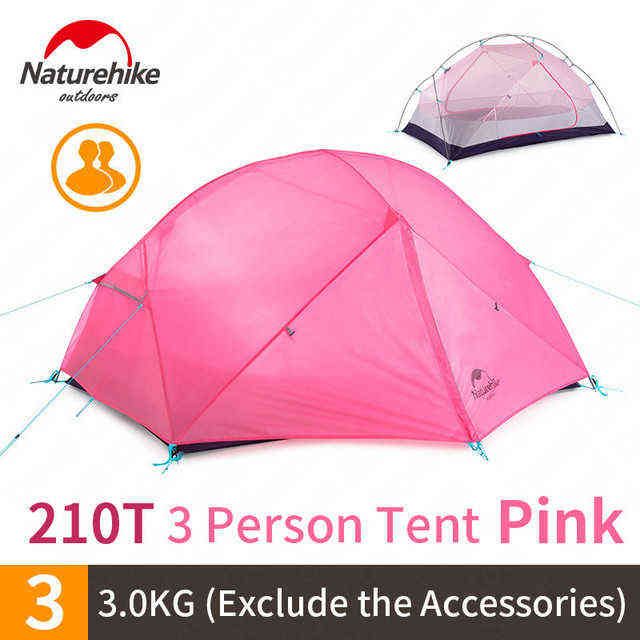 3person Pink 210t