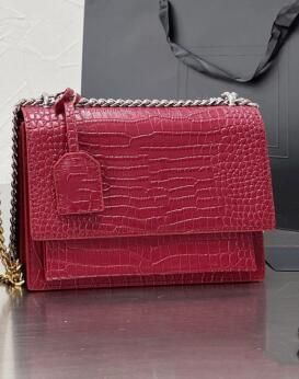 Pic 18-Burgundy Silver-Alligator