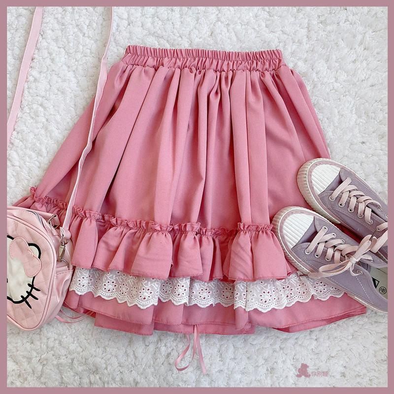rosa kjol